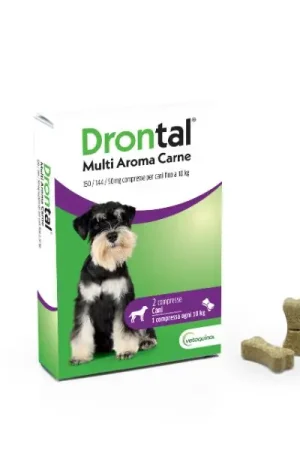 Offerta Limitata Vetoquinol - Drontal Multi Aroma Carne Shop on line Giulius Pet Shop