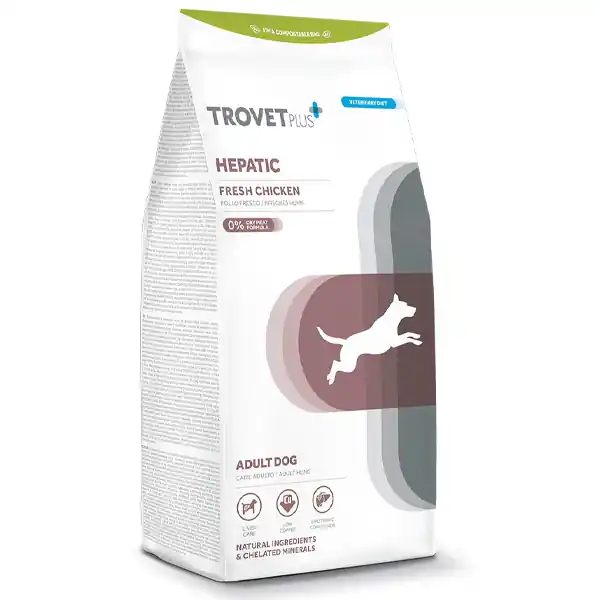 Trovet - Plus Dog Adult Hepatic Pollo Fresco Shop on line Cani Giulius Pet Shop Soddisfatti O Rimborsati