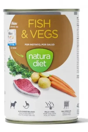 Natura Diet Alimento umido naturale a base di pesce e verdure per cani Offerta Limitata