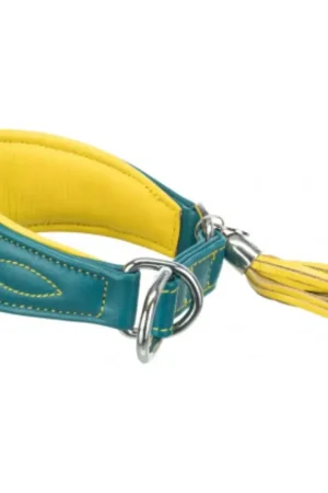 Ultima Occasione Trixie Collare Comfort per Levrieri Blu Petrolio