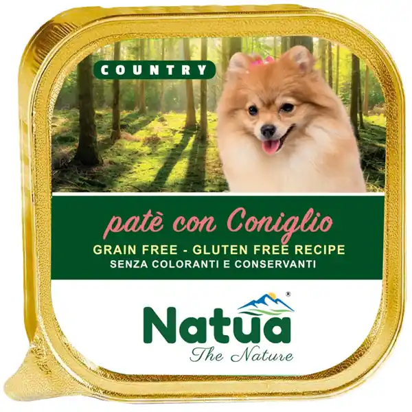 Ultimissimo Modello natua - Country Adult Dog Patè Coniglio Shop on line Cani Giulius Pet Shop