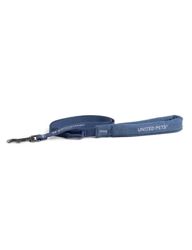 United Pets CityLife Guinzaglio con Maniglia Imbottita Blu Jeans Robinson Pet Shop Solo Oggi