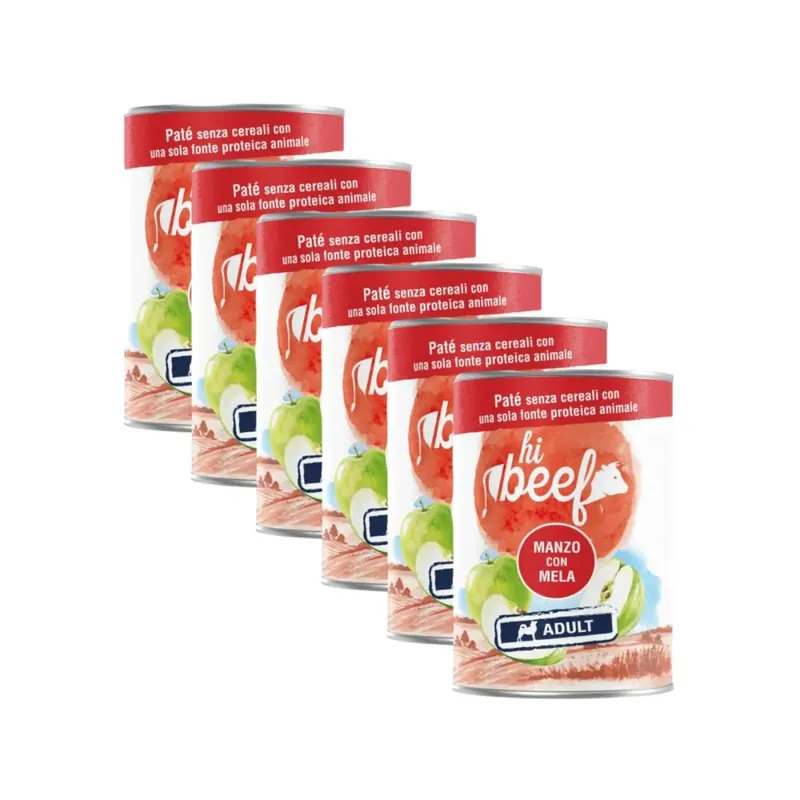 Kit Risparmio 6x400G Hi Beef Dog Sconto