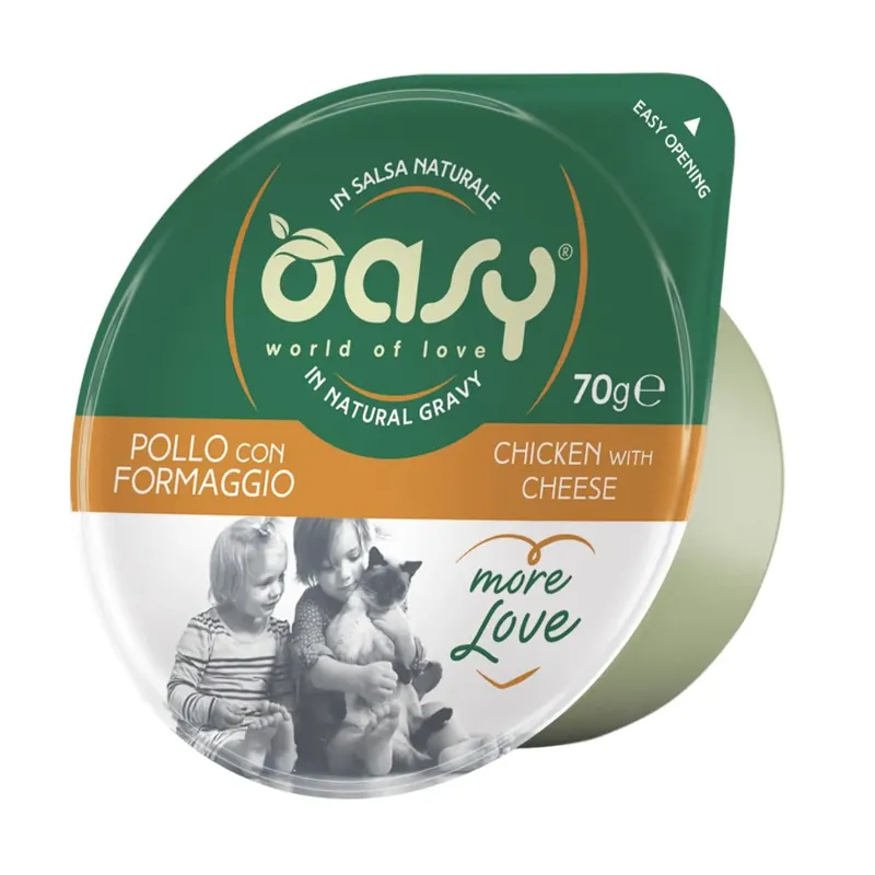 Pagamento Sicuro Oasy Cat More Love Vaschetta Multipack 24x70G