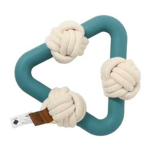 D&D Massaggiagengive Milou Lagoon con palline di corda blu per cani Scelto Dai Clienti