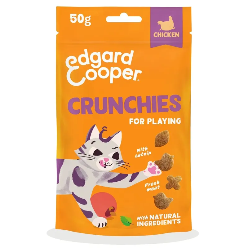 Più Venduto Edgard & Cooper Cat Snack Crunchies 50G