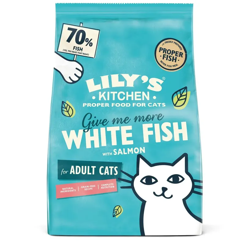 Lily‘s Kitchen Cat Adult Pesce Bianco con Salmone Spedito Oggi