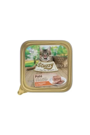 Affare Stuzzy Paté Tacchino Gatti Cibo Umido Completo 100g