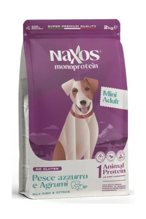 Naxos Monoprotein Mini Adult Pesce Azzurro e Agrumi Di Tendenza