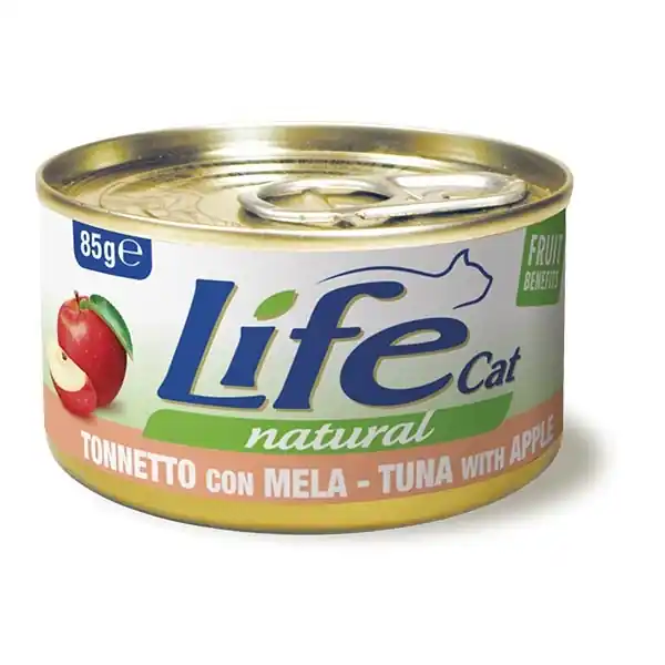 Life Pet Care - Life Cat Natural Tonnetto con Mela Shop on line Gatti Giulius Pet Shop Subito Disponibile
