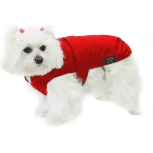Fashion Dog - Cappotto Impermeabile con Imbottitura Staccabile Rosso Shop on line Cani Giulius Pet Shop Acquista Ora