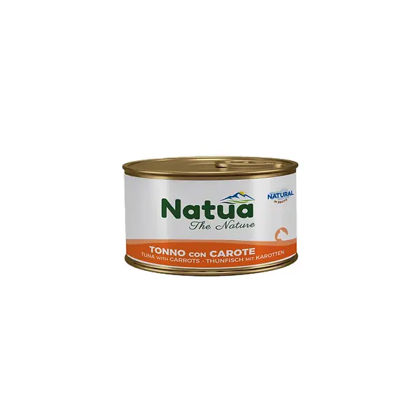 natua - Natural Tonno con Carote in Brodo di Cottura Per Gatti Shop on line Gatti Giulius Pet Shop Miglior Prezzo