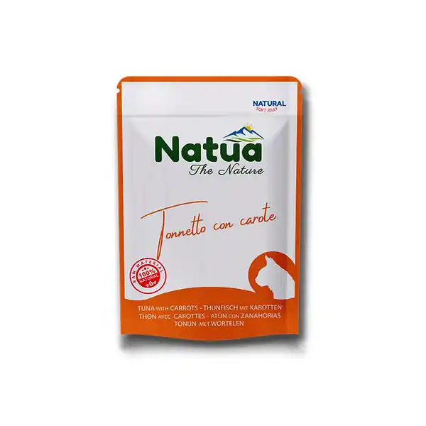 Promozione Esclusiva natua - Natural Tonnetto con Carote in Soft Jelly Per Gatti Shop on line Gatti Giulius Pet Shop