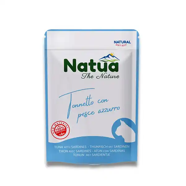 Prezzo Di Fabbrica natua - Natural Tonnetto con Pesce Azzurro in Soft Jelly Per Gatti Shop on line Gatti Giulius Pet Shop