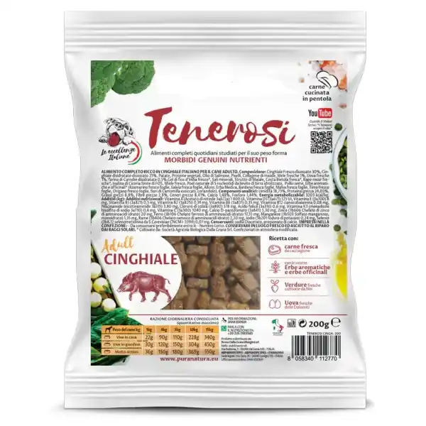 Promo Stagionale Pura Natura - Tenerosi al Cinghiale Adult Shop on line Cani Giulius Pet Shop