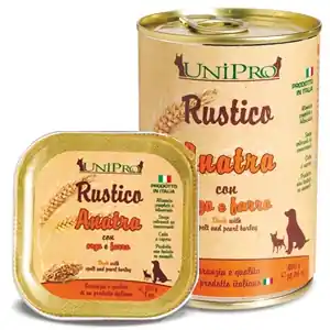 Occasione Unipro - Rustico Anatra con Orzo e Farro Shop on line Cani Giulius Pet Shop
