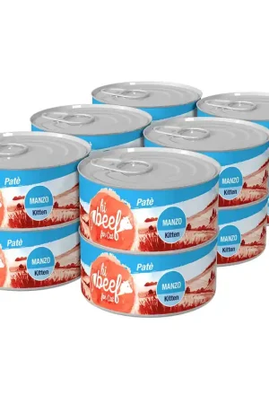 Hi Beef Kitten Lattina Multipack 12x85G Consegna Rapida